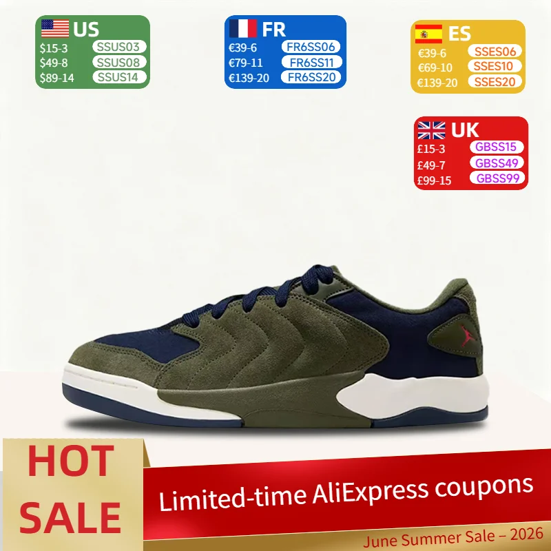 Zapatillas Nike Jordan Session para Hombre - Ajuste Cómodo, Duraderas, Estilo Retro, Suaves, Verdes IB3731-301