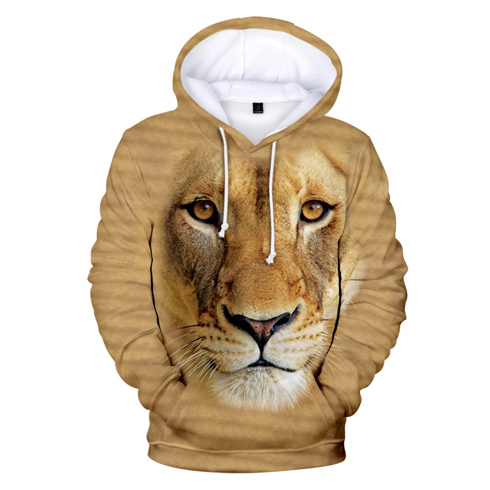 Sudadera con capucha para hombre y mujer, suéter informal con estampado de animales, perro, mono, elefante, 3d, estilo Harajuku, jerséis ligeros