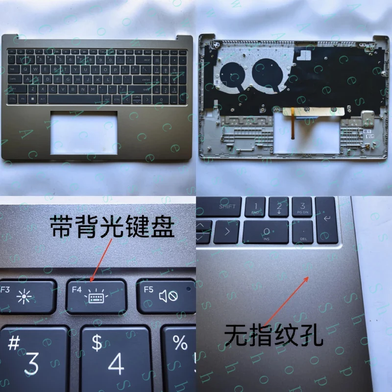 PP+Backlit New laptop palmrest cover with keyboard for  HP  Book 15-FC 15-FD 15T-FD 15Z-FC 250 255 G10 TPN-Q286 TPN-Q287
