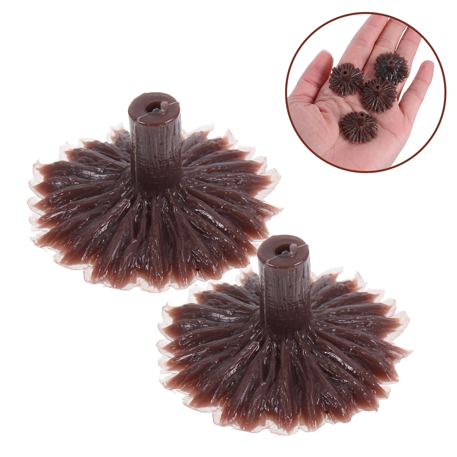

50Pcs Diorama Tree Base for Miniature Landscape Railroad Scenery Architectural Models Realistic Detailed Plastic Tree Stand
