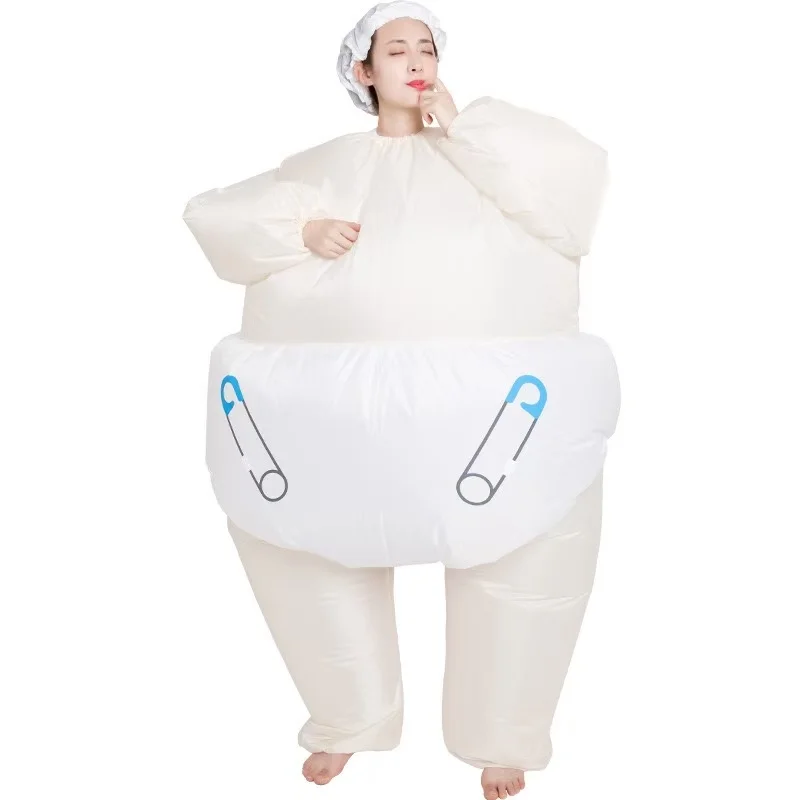 

Cute Spoof Huge Baby Inflatable Costume for Birthday Party Baby Shower Carnival Decorations Prop Clothing Creative Gifts Inflate