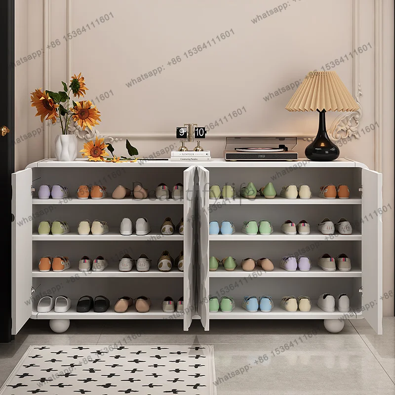 LD Italian Minimalist Shoe Cabinet Nordic Designer Storage Hallway Shoe Shelf Cupboard Shelves Bedroom Muebles Entrance