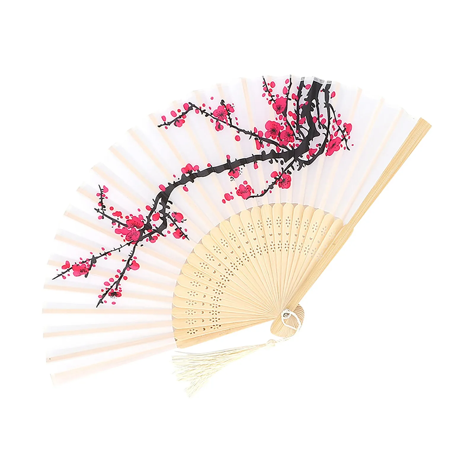 Women Folding Fan Chinese Vintage Bamboo Hand Fans Wedding Dancing Decorations Home Ornament Halloween Supplies Party Gifts