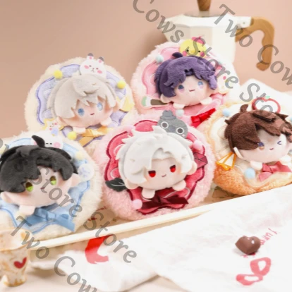 

Плюшевая кукла-пончик «Любовь и глубокое пространство», коллеги Sylus Rafayel Zayne Xavier Caleb, милый мультяшный квадратический элемент, подарок