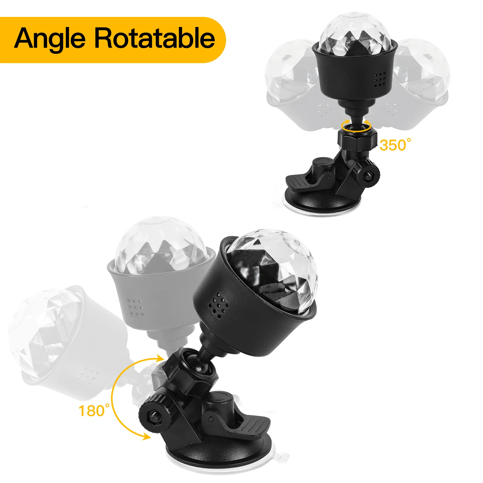 RGB LED Bühne Disco Licht Rotierenden DJ Ball Strobe Sound Control Magic Dance Auto Weihnachten Geschenk Party Club Laser Show Lampe Party