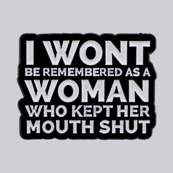 Feminist Enamel Pins Women's Brooches Men Lapel Pins Badge on Backpack Costume Accessories Phrase Jewelry Gifts