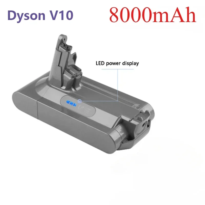 

2024 for Dyson V10 SV12 SV11 Rechargeable Battery 21.6V 8000mAh Absolute Replaceable Fluffy Cyclone Vacuum Cleaner.