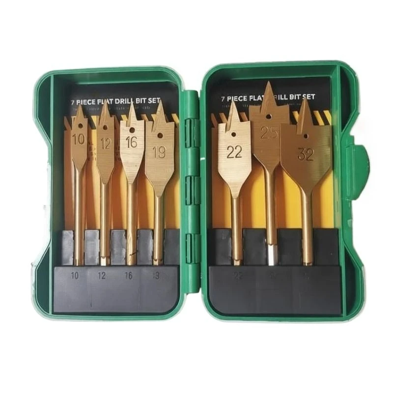 For Flat Wood Drill Bit Set Woodworking Hole Opener for Drawer Cabinet Door Boring Drilling Tool Kit