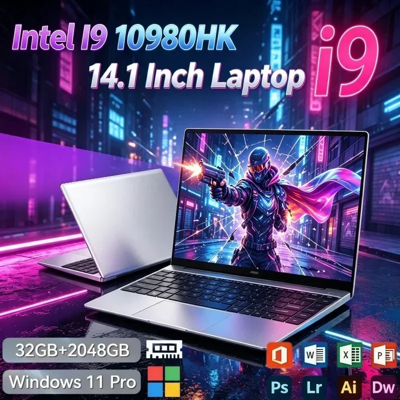 Intel Intel Core i9‑10980HK 14.1 Inch Ultrabook Windows 11 OS 32GB RAM 2TB SSD Notebook Computer For Office Daily Household Usage - Aliexpress Deal