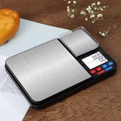 for Smart weigh Culinary Kitchen Scale Digital Food Scale with Dual Weight PlatformsWith charging