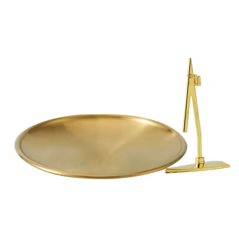 1Set Modern Metal Mosquito Incense Coil Holder with Stable Base and Small Tray for Bedroom Patio Deck Home Decor Incense Rack