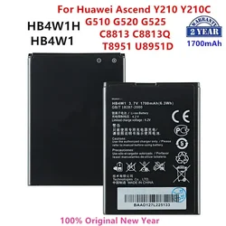 100% Orginal HB4W1H  HB4W1 Battery 1750mAh For Huawei Ascend G510 G520 G525 Y210 Y530 U8951 T8951 Phone Bateria