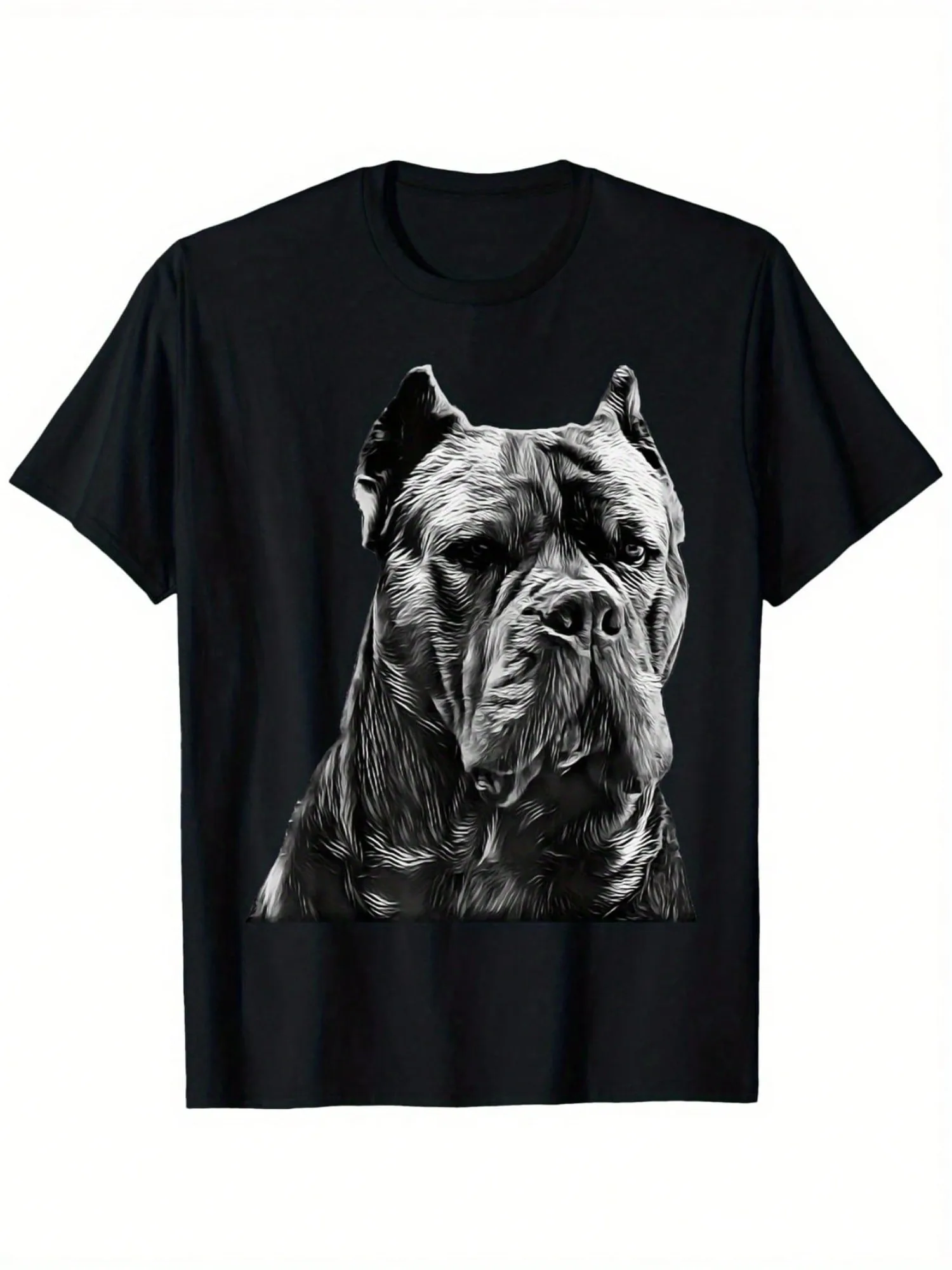 

Italian Mastiff Head Cane Corso Dog T-Shirt T-Shirt Breathable And Comfortable