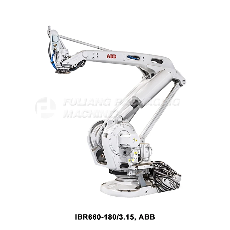 Промышленный робот с диспенсером для поддонов, 4-осевой поддонизирующий поддон, 110 кг, 180 кг, загрузочный поддон для сумок с линией для обработки сумок