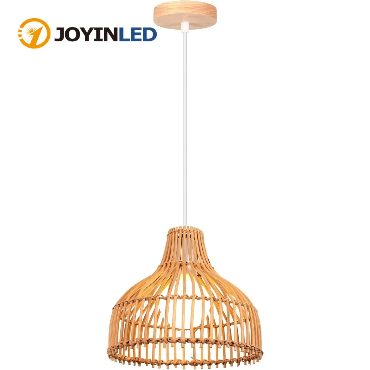 

Подвесной светильник из ротанга в стиле бохо, бамбуковый абажур из ротанга, винтажный потолочный светильник, декор, люстры для ресторана, гостиной