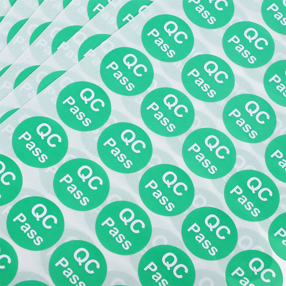 ملصقات موافقة Qc ملصقات التحكم في الجودة للمستودعات ذات الشكل الدائري سهلة الاستخدام المدمجة والمتعددة الاستخدامات للاستخدام في الصناعات المتعددة #6