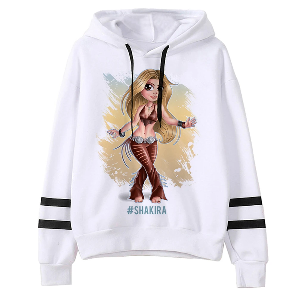 Shakira hoodies women funny harajuku sweat y2k aesthetic Hooded Shirt tracksuit female 90s sweater