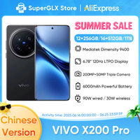 2024 New Vivo X200 Pro Chinese Version Mediatek Dimensity 9400 6.78'' 120Hz LTPO AMOLED Display 6000mAh Battery 90W SuperCharge