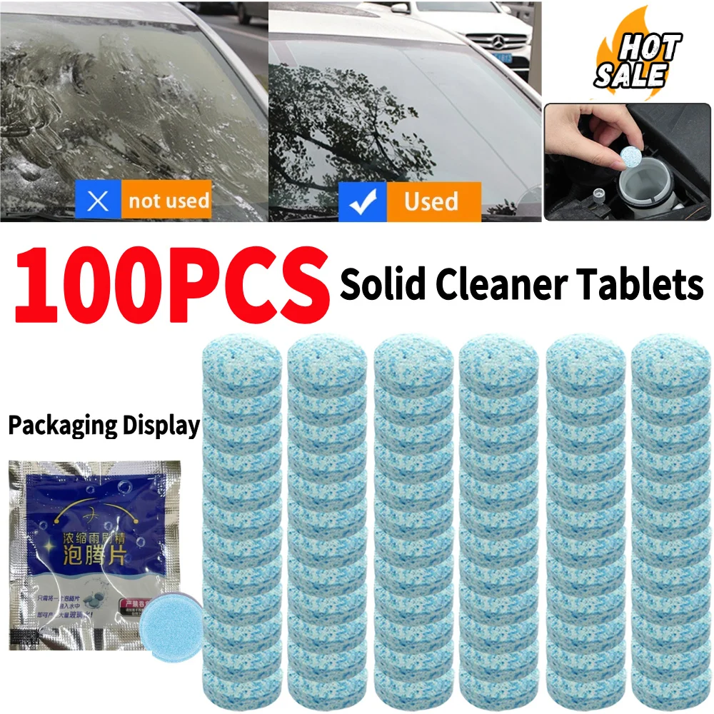 

Car Windscreen Effervescent Tablets Solid Cleaner Auto Windshield Wiper Cleaning Tablets Glass Cleaning Car Washing Accessories