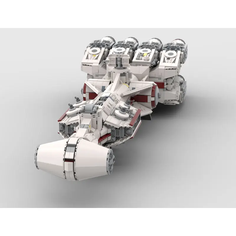 MOC بنة حرب الفضاء سلسلة UCS Tantive IV 1/140 مقياس وحدات الإبداع التعليم لغز لعبة juguداعي هدية MOC-234391