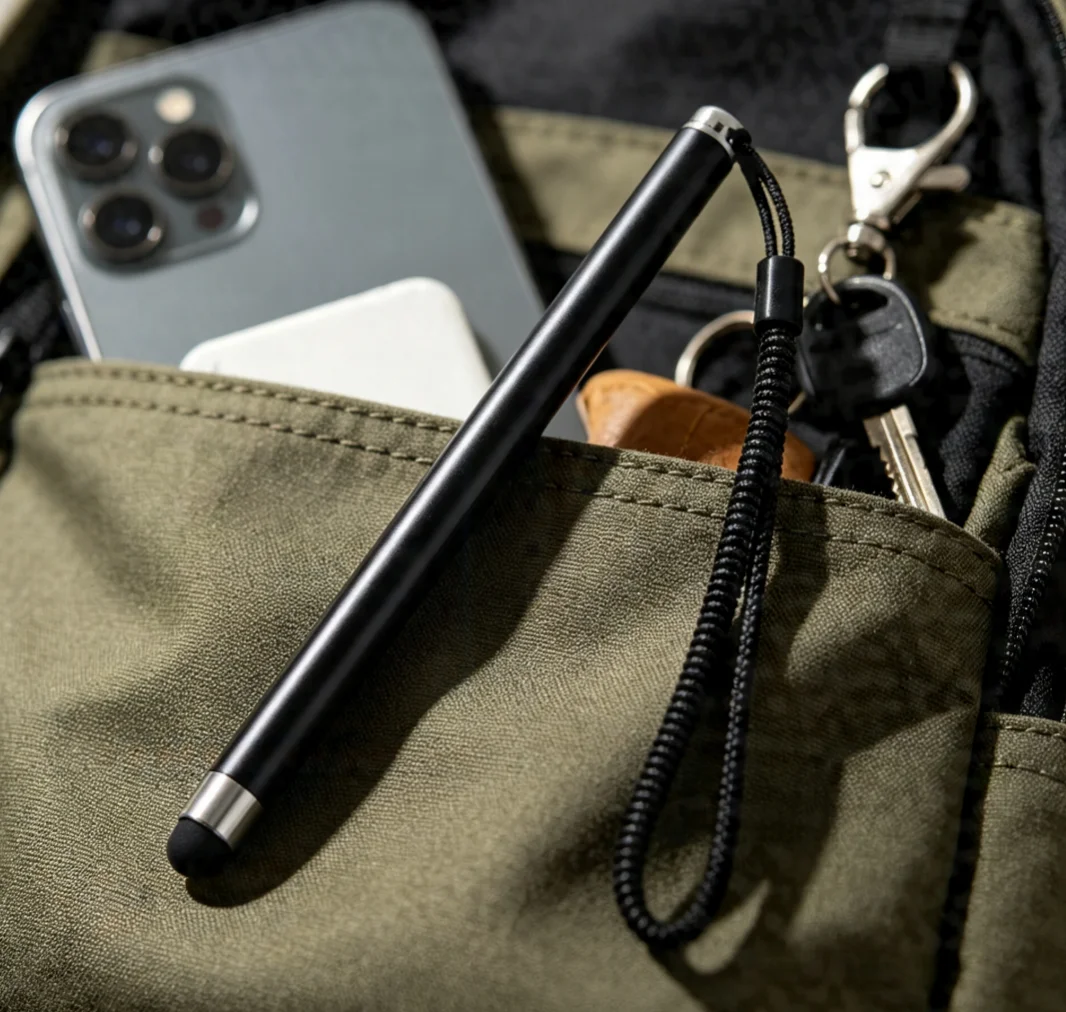 Capacitive Screen Stylus Touch Pen Anti-lost Spring Rope for Nintendo Switch OLED‌ Smart Phone GPS Screen Game Touch Pen Stylus