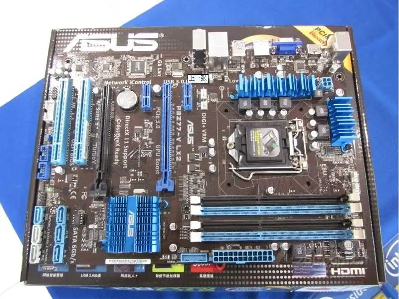 Asus P8Z77-V LX2 Desktop Motherboard Z77 Socket LGA 1155 i3 i5 i7