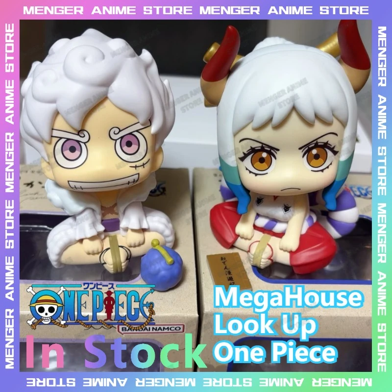 

Official Megahouse One Piece Look Up Gear 5 Nika Luffy Yamato Anime Sitting Pose Figure Collectible Toys Gift Decorative Display