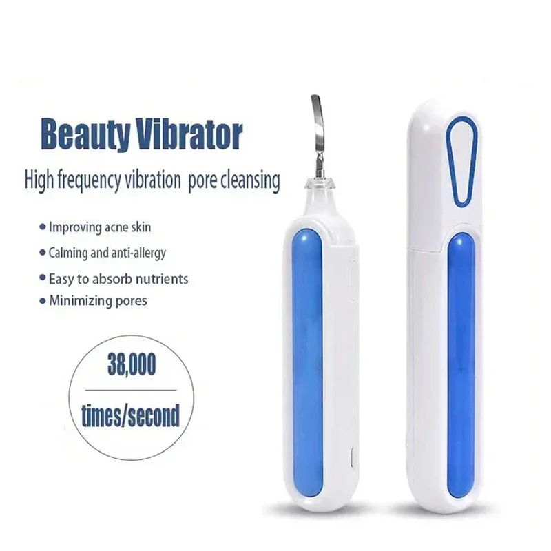 NEW Pore Cleansing Face Scrubber Skin Purifier Facial Ultrasonic Peeling Vibrator Skin Care Kit Shrink Pores Ultra Sonic Cleaner