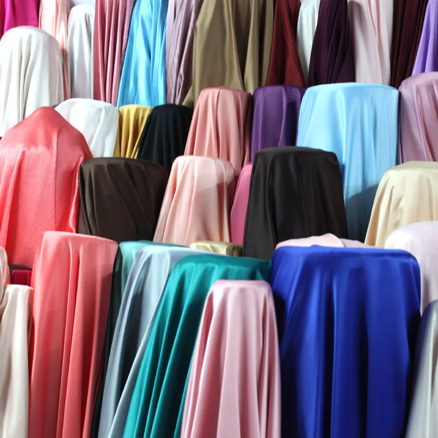 צפיפות גבוהה למתוח סאטן סאטן בד בהיר סאטן DIY Hanfu שלב Wa Wa בגדי COS בדי חתונה