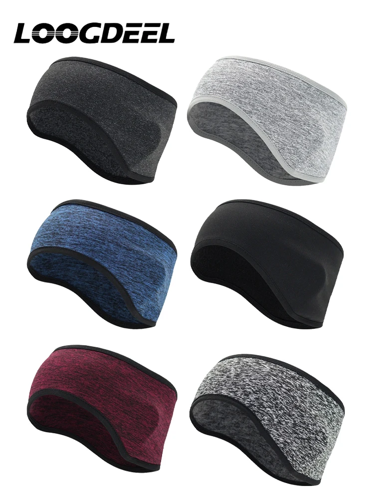 AliExpress NONE LOOGDEEL Winter Windproof Cycling Headband Cap Keep Warm Fleece Bike Equipment Ear Warmer Outdoor Sports Cycling Headwear