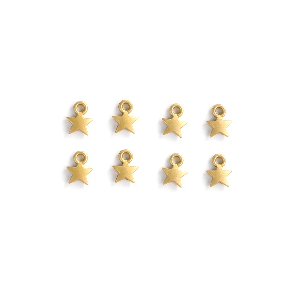 12PCS Mini Star Charms for Jewelry Making | Alloy Star Pendants for Necklace, Bracelet, Earrings, Keychains & DIY Gifts