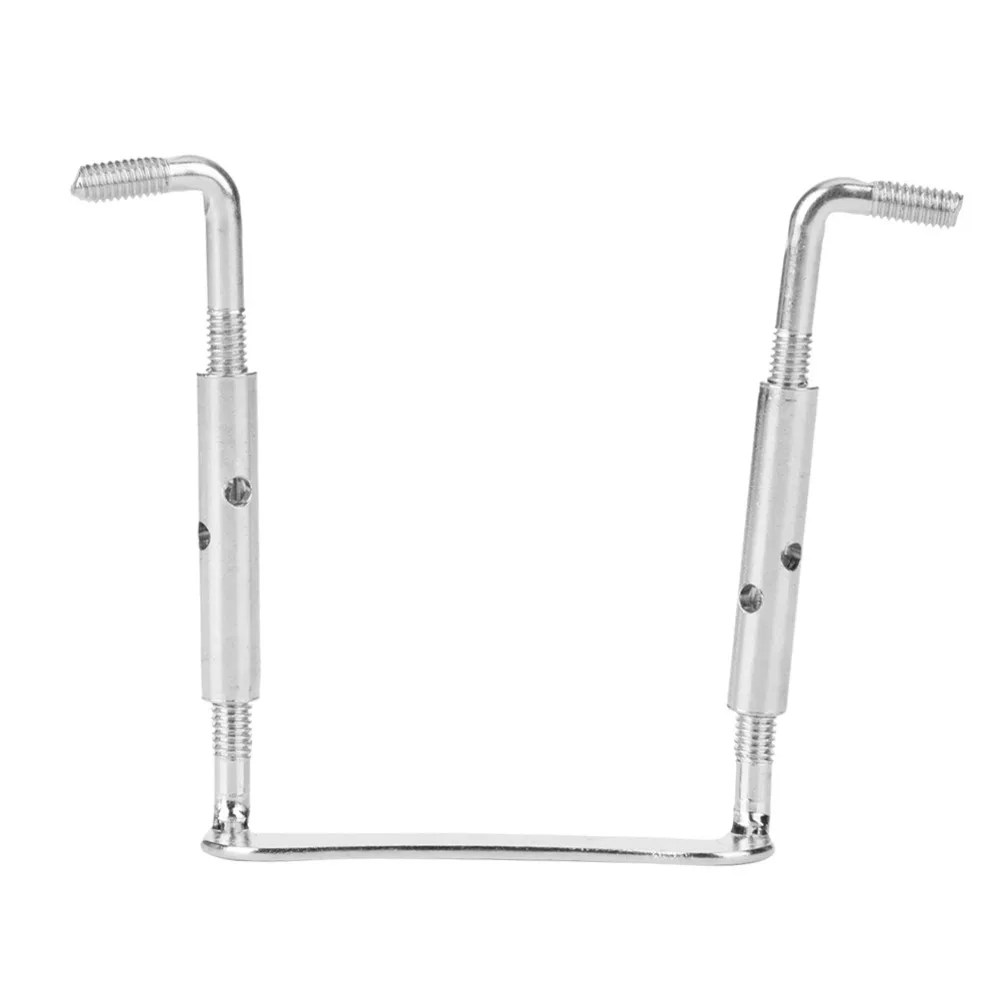 3PCS Easy Install Metal Violin Chinrest Screw Silver 3/4 4/4 Size Violin Chinrest Violin Replacement Parts Violin