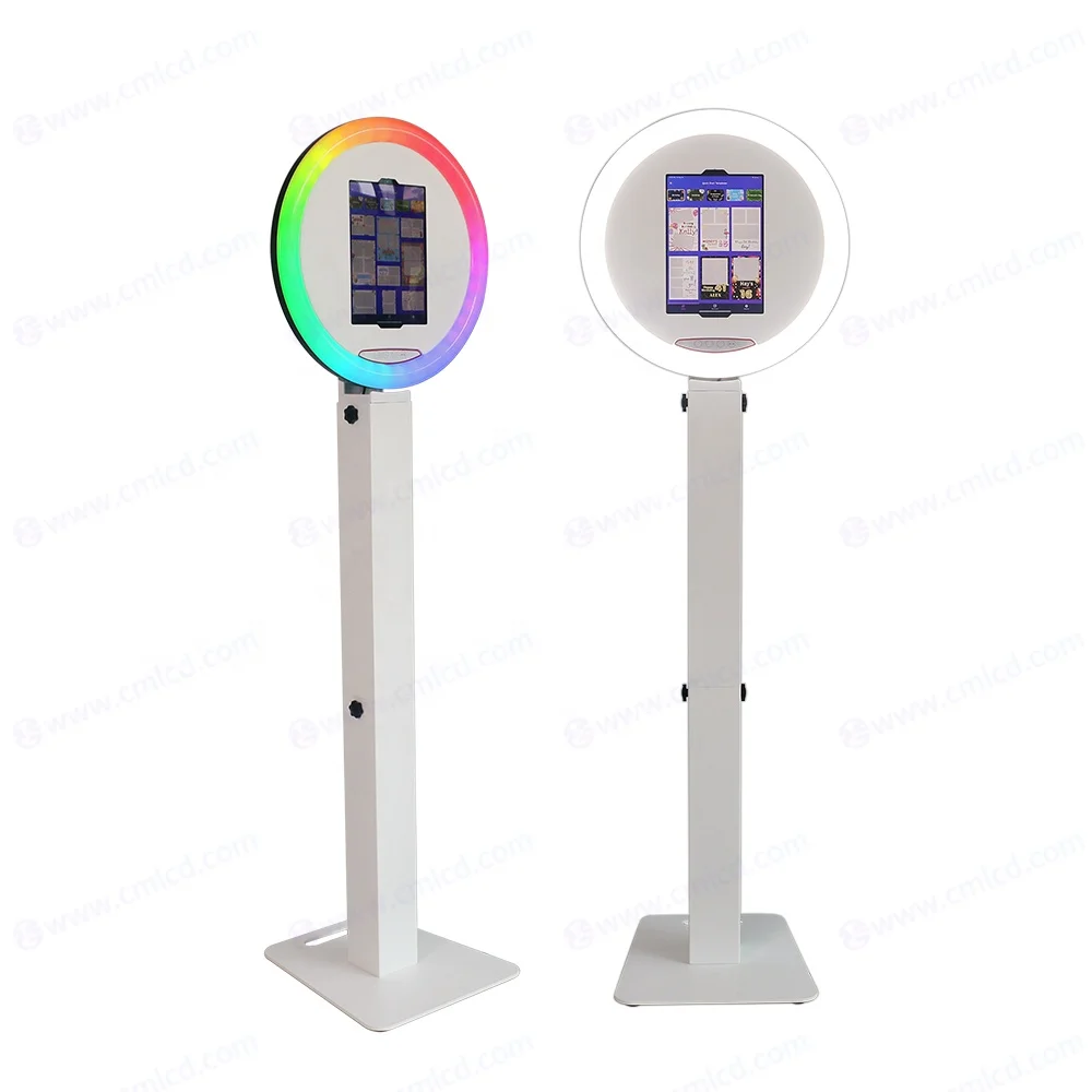 Roaming iPad Selfie Photo Booth with Case, Photobooth Shell iPad Photo Booth Stand, Portable iPad Photo Booth Machine Kiosk