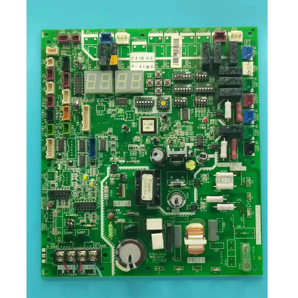 Scheda madre scheda PCB originale P0113-1 17F08202A per condizionatore d'aria HITACHI
