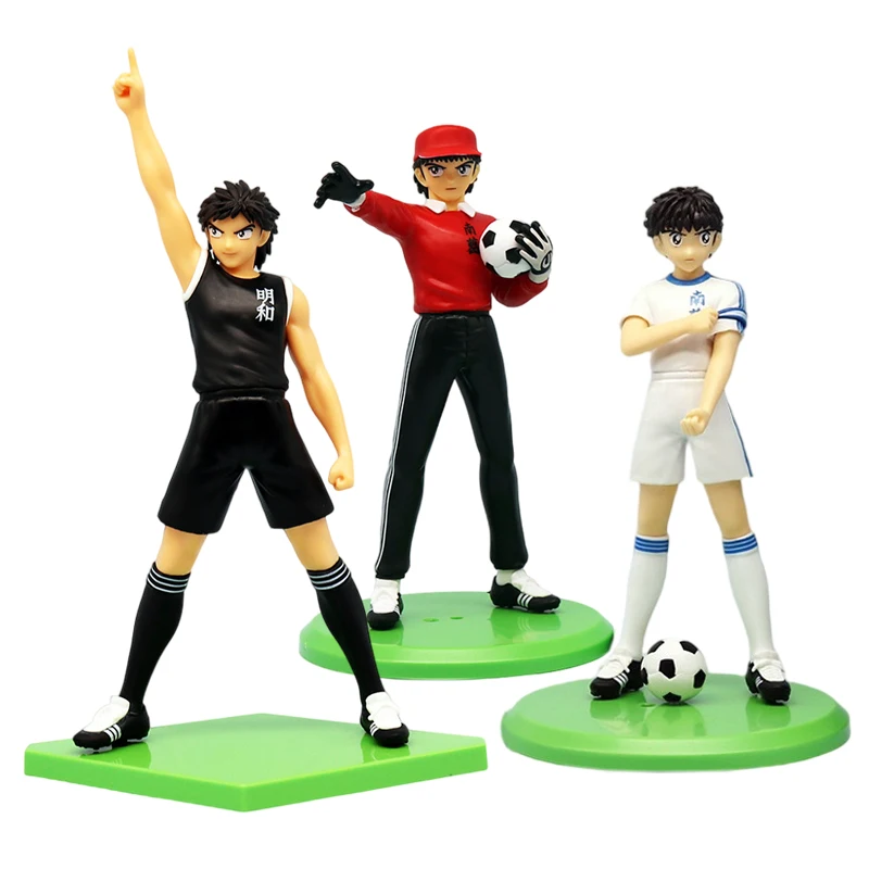 Figura de Anime del capitán Tsubasa Ozora Tsubasa figuras de acción Hyuuga Kojirou/Wakabayashi Genzou colección de figuras modelo Juguetes