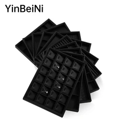 YinBeiNi Stackable Ring Earrings Necklace Bracelet Storage Tray Jewelry Organizer Jewel Accessories Storage Tray With Cover P007