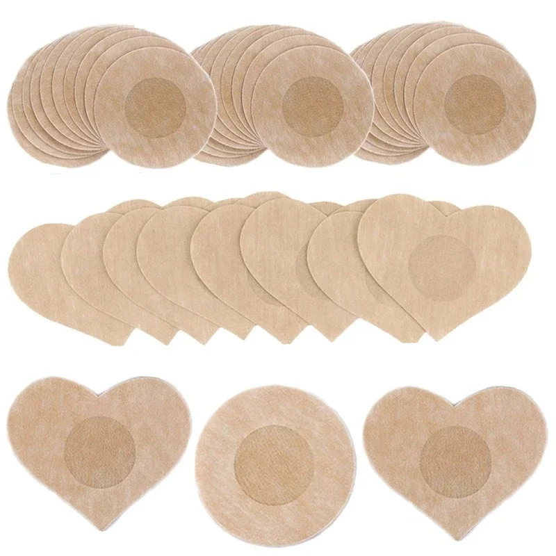 5 Pairs Bra Stickers Women's Invisible Breast Lifting Tape Cover Bra Nipple Stickers Adhesive Bra Nipple Accessories