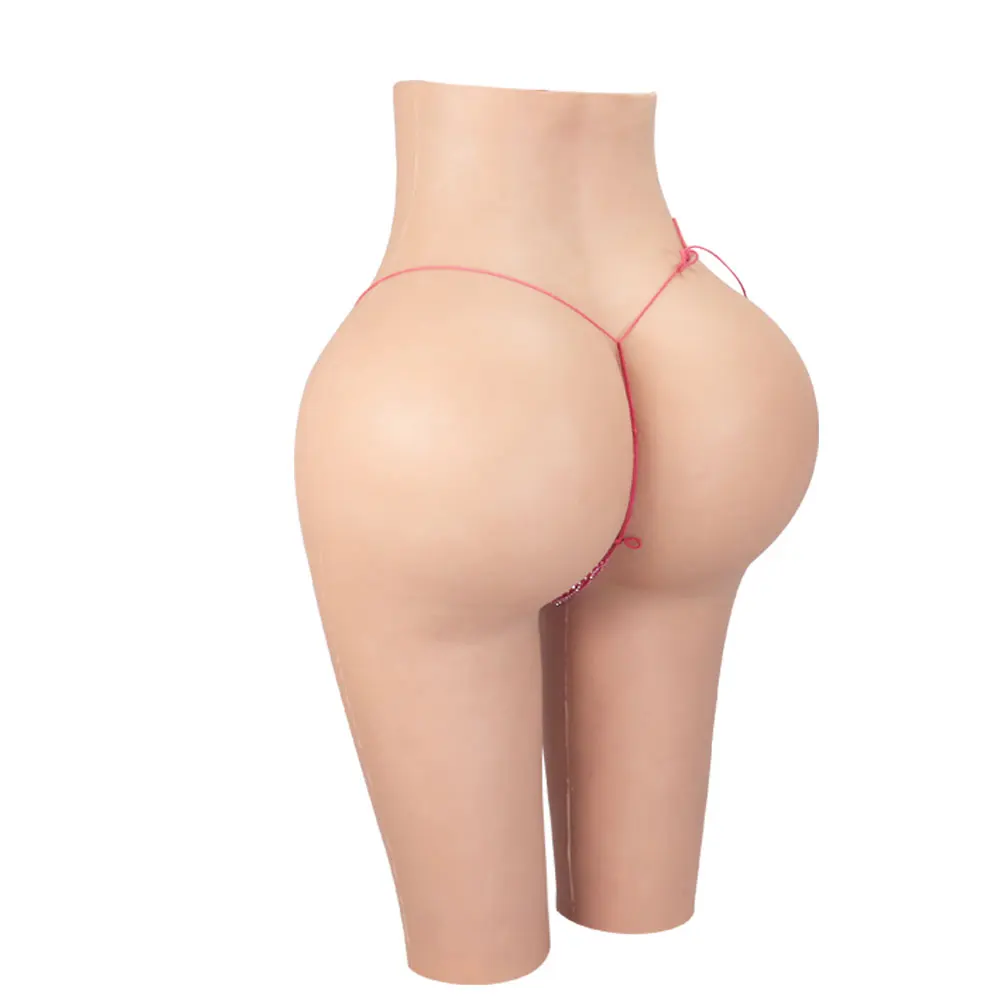 Silicone Hip Pants with Realistic Vagina Crossdresser Transgender Fake Enhancer Hip Lift 2.6CM/5 CM Artificial Silicone Pants