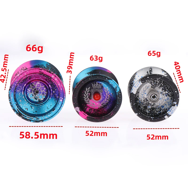 Classic Sports Toys For Kids Professional Magic Metal Yoyo With 10 Ball Bearing Alloy Aluminum High Speed Unresponsive