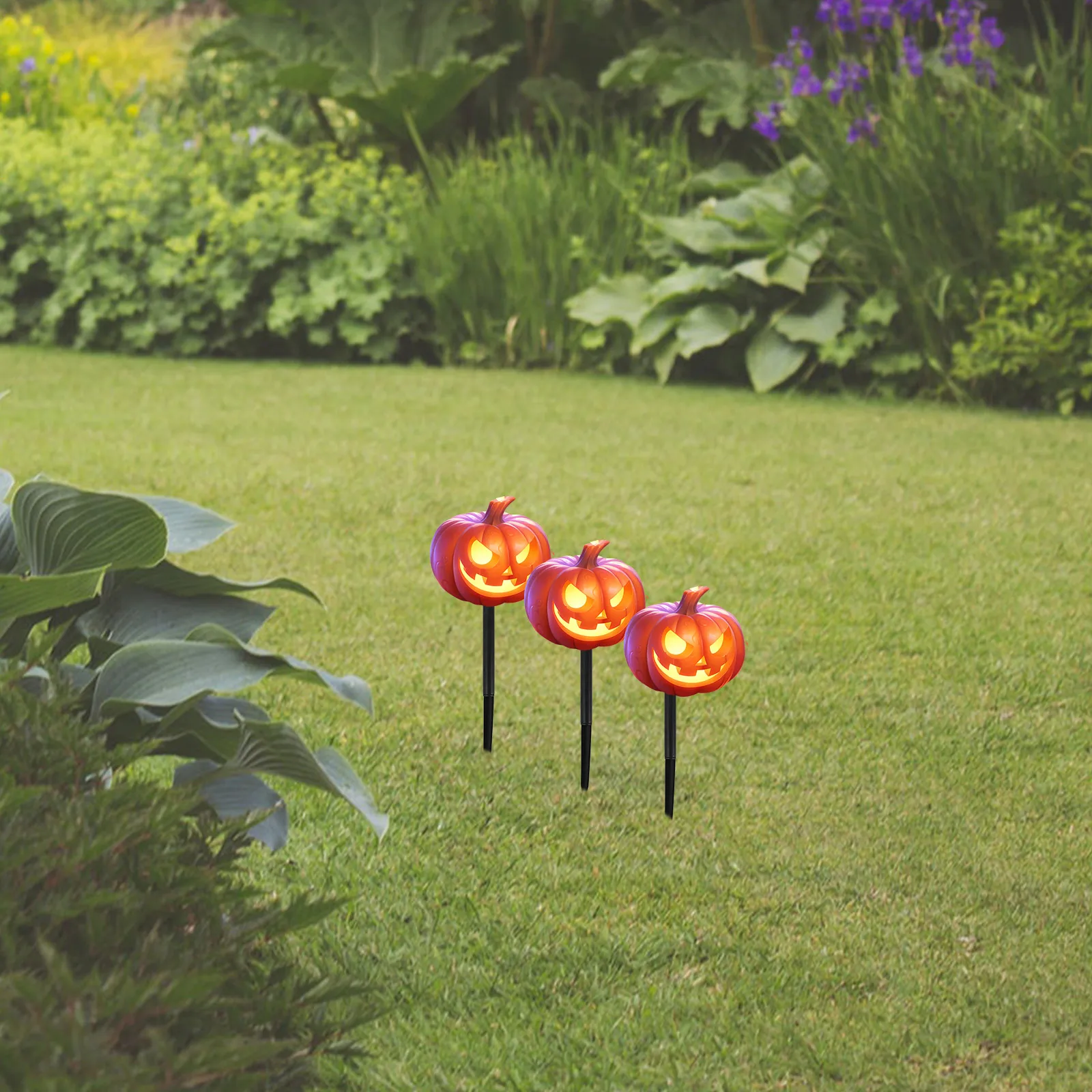 

10 Sets Solar Ground Lights Black Stakes Durable Garden Accessories Outdoor Landscape Lighting Stakes Replacement