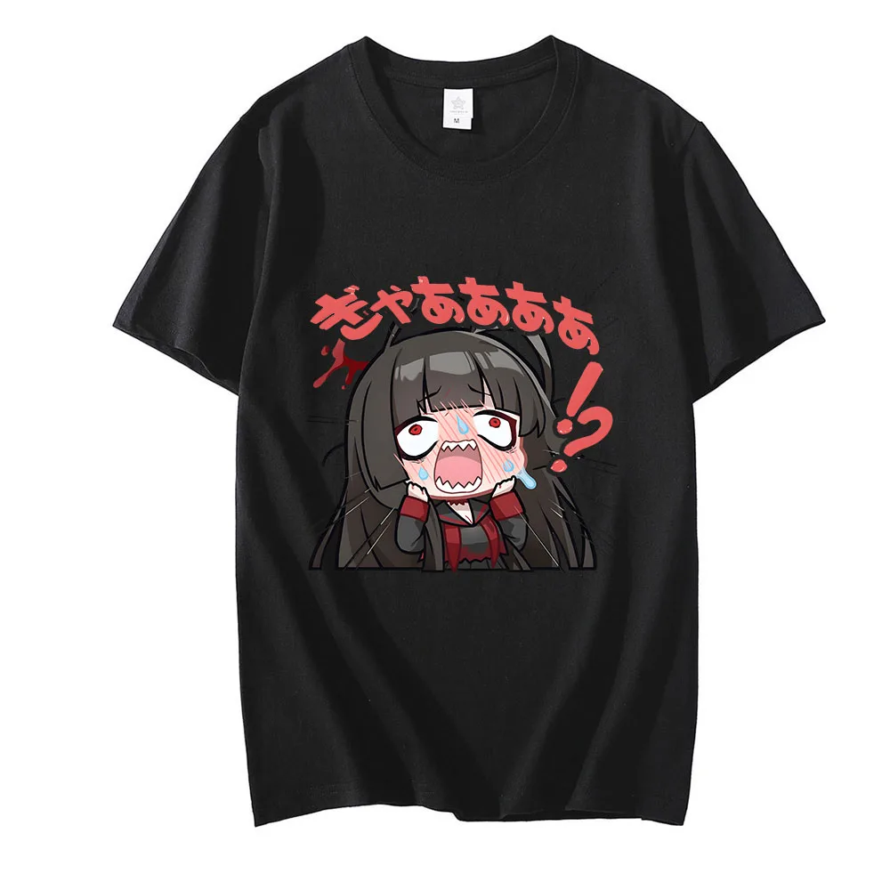 Blue Archive Wakamo Men Clothing Japanese Anime T Shirt Cartoon T-shirt Harajuku Graphic Tees Unisex Clothing Tops Tshirt Female