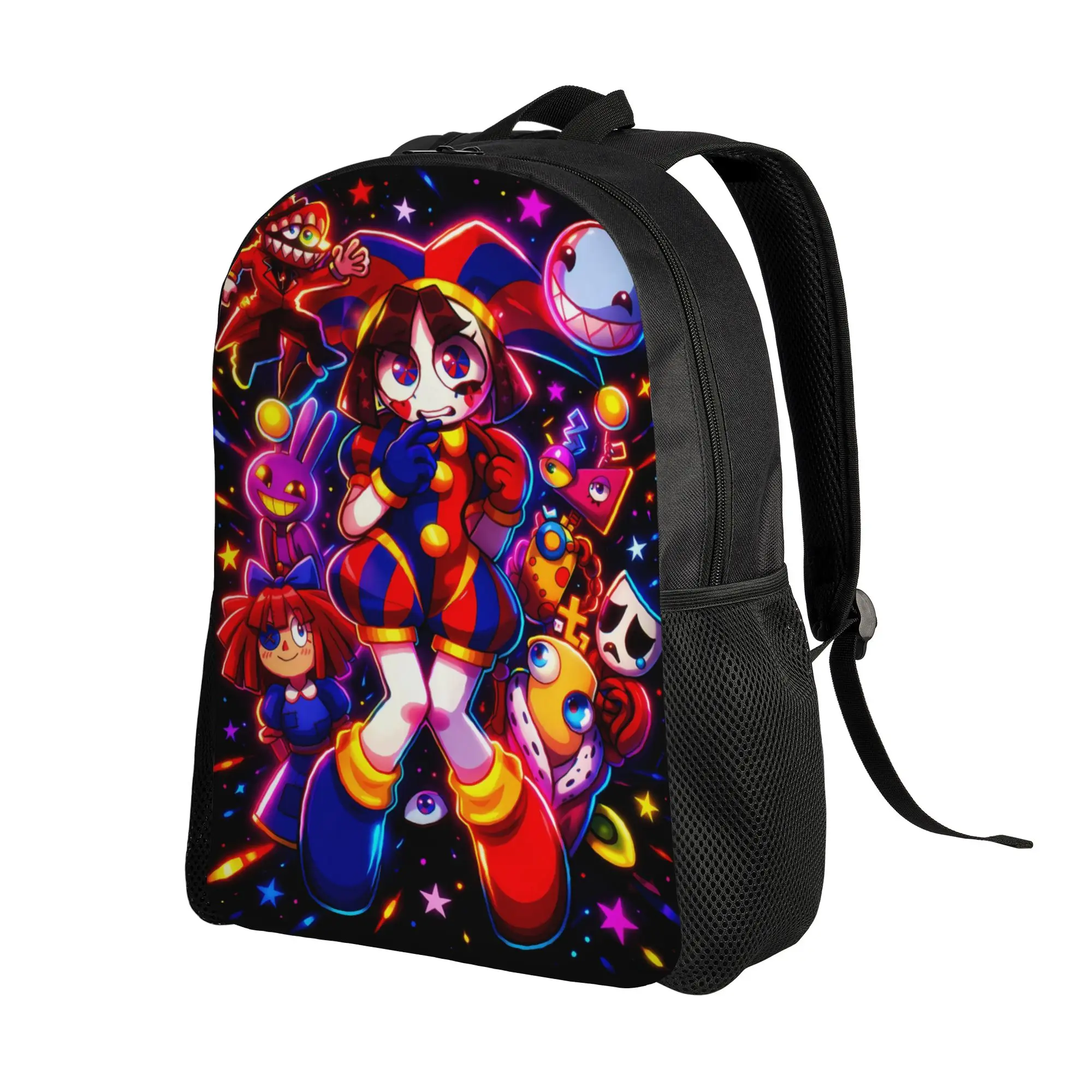 Jax Cartoon Digitals Circus Thermal Backpack  Boy Polyester Trekking Backpacks Pattern Aesthetic High School Bags Rucksack