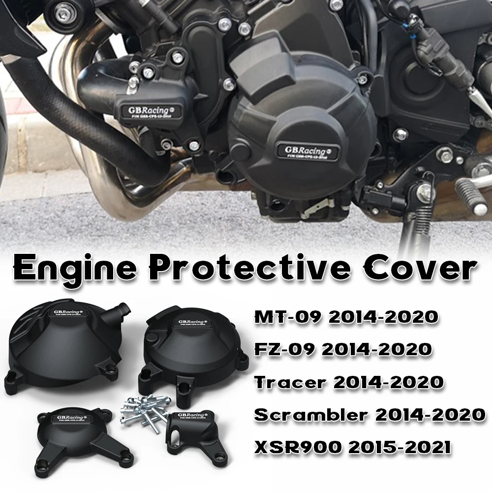 

FOR YAMAHA MT-09 FZ-09 TRACER SCRAMBLER 2014-2020 XSR900 2015 2016 2017 2018 2019 2020 2021 Motorcycles Engine protective cover
