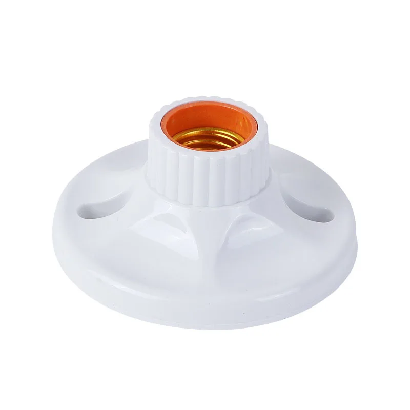 4 types of E27 lamp sockets, nut sockets, white ceiling lights, multifunctional bulbs, fixed base brackets, bulb sockets