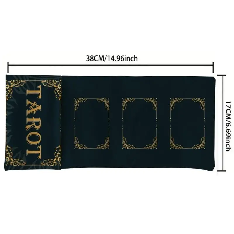 652F Bói toán Khăn trải bàn Oracles Bộ bài Bàn Bàn trò chơi Túi cuộn lên Túi