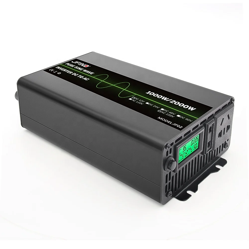 

Pure Sine Wave Automotive Power Inverter DC 12v to AC 220 Voltage Converter Supports 1000W Automotive Inverter