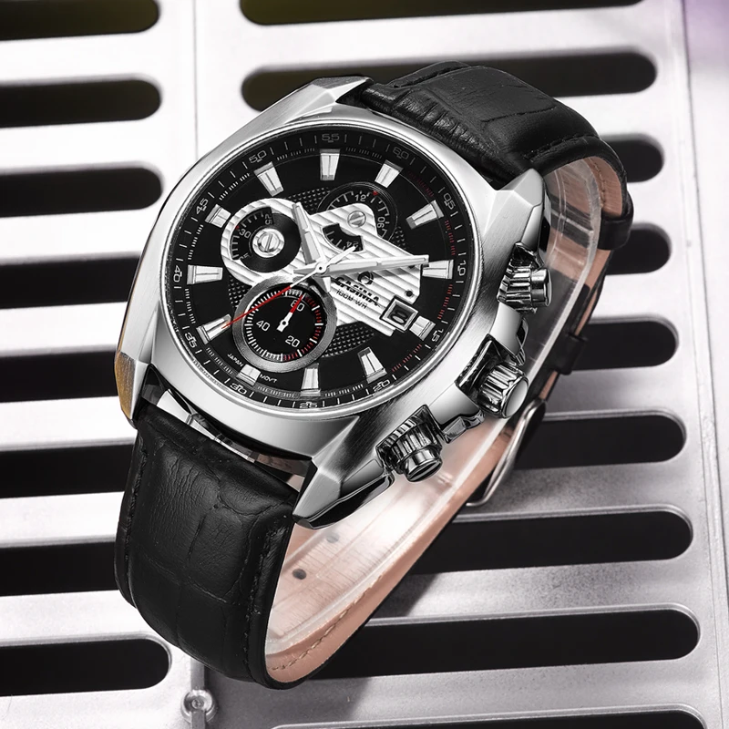 CASIMA Couple Watches Men's Wports Wristwatch, Quartz Movement, Luminous, Waterproof, Simple trend, Model ST-8884-1026