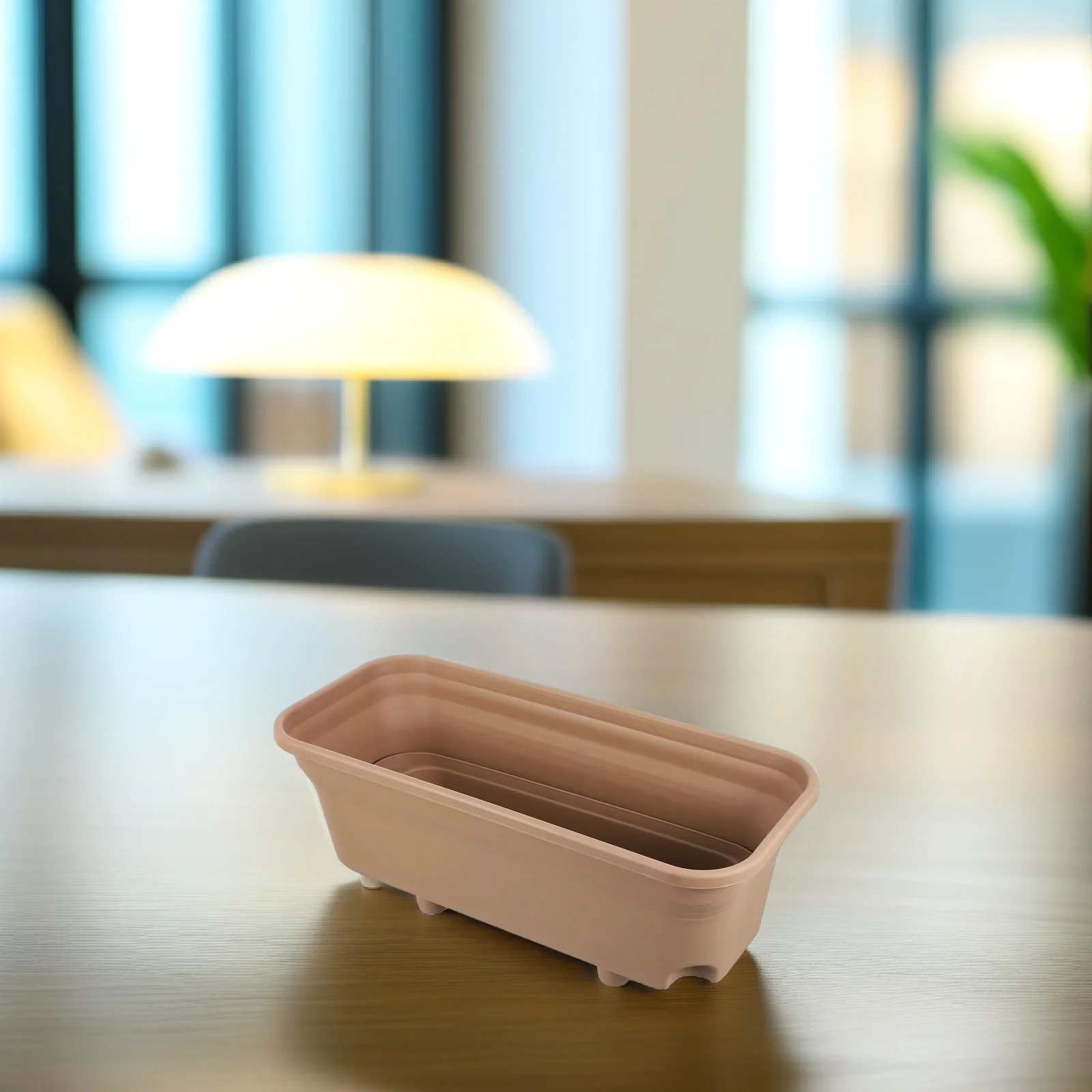 

1pc Hydroponic Flowerpot Automatic Watering Planter Pot Durable Plastic Flower Container Double Layer Design Creative Succulent