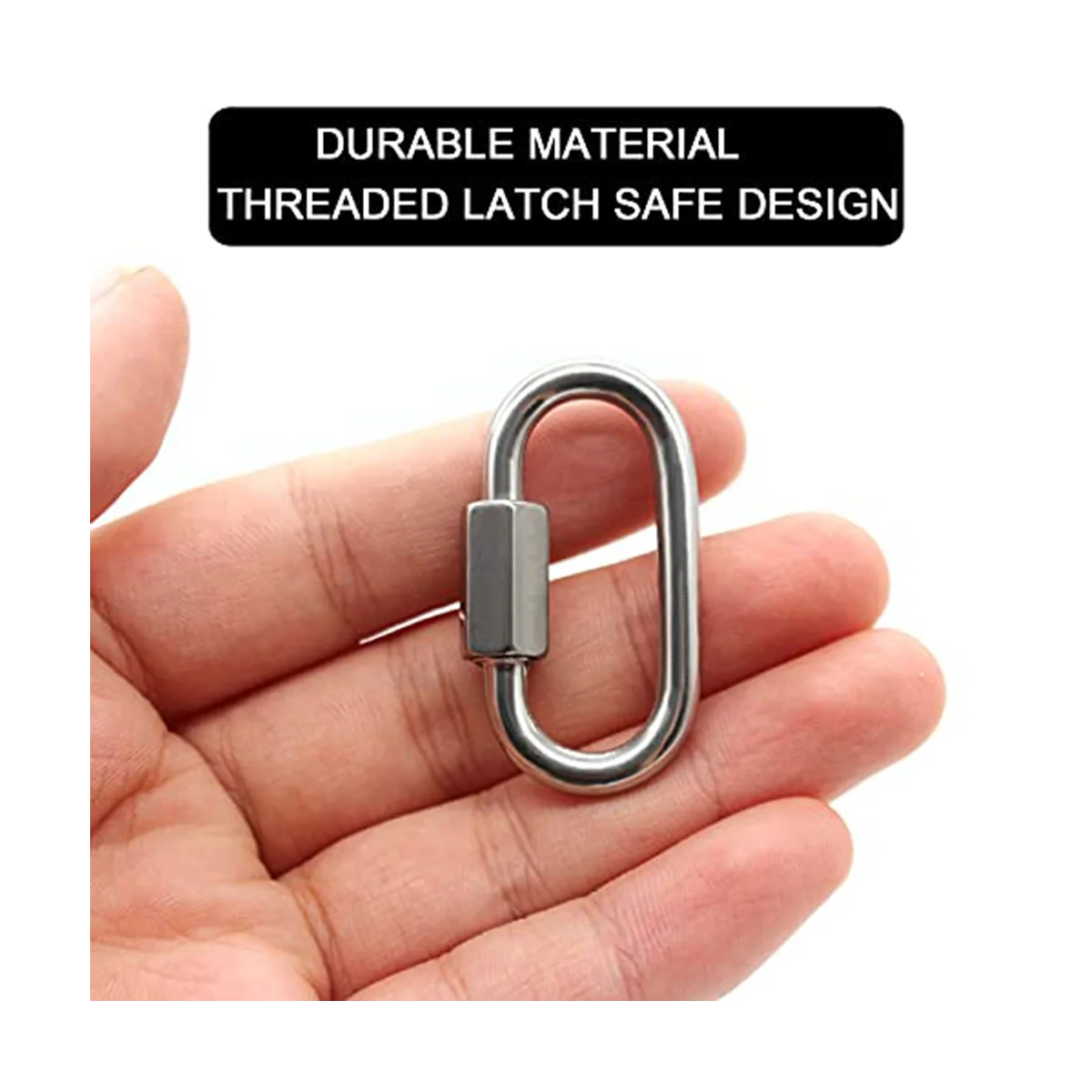 Paquete de 12 eslabones rápido - Carabiner Locking D reseña y precio