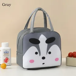 1 pz addensato carino borsa isolata Bento portatile cartone animato portatile borsa pranzo scatola Pet conservazione del ghiaccio borsa di stoffa Oxford